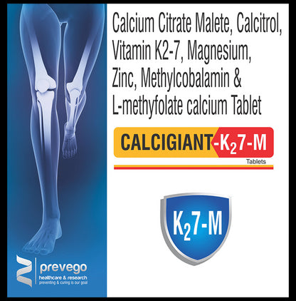 Calcigiant-K27-M Tablet for Muscle, Teeth and Joint Health - Classic Derma