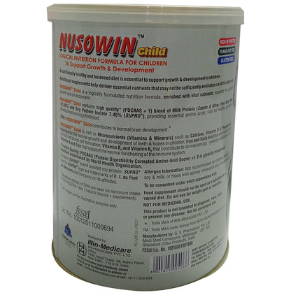 Nusowin Child with Vitamins & Minerals | For Growth & Development | Flavour Powder Chocolate