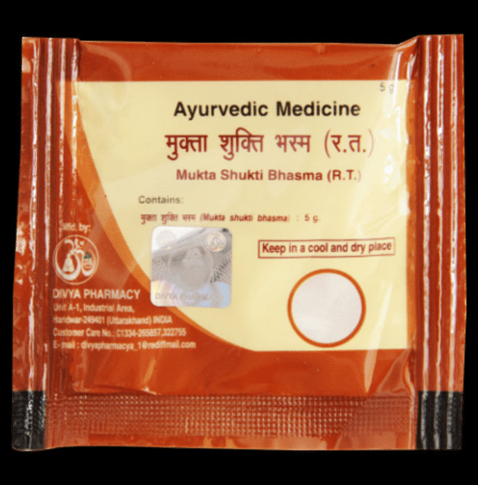Patanjali Divya Mukta Shukti Bhasma - Classic Derma