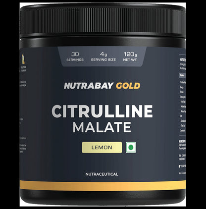 Nutrabay Gold Citrulline Malate Powder Lemon - Classic Derma