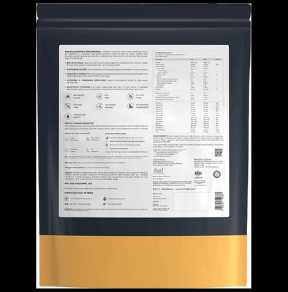 Nutrabay Gold Vital Whey Protein for Muscle Recovery | No Added Sugar | Flavour Powder Gourmet Vanilla