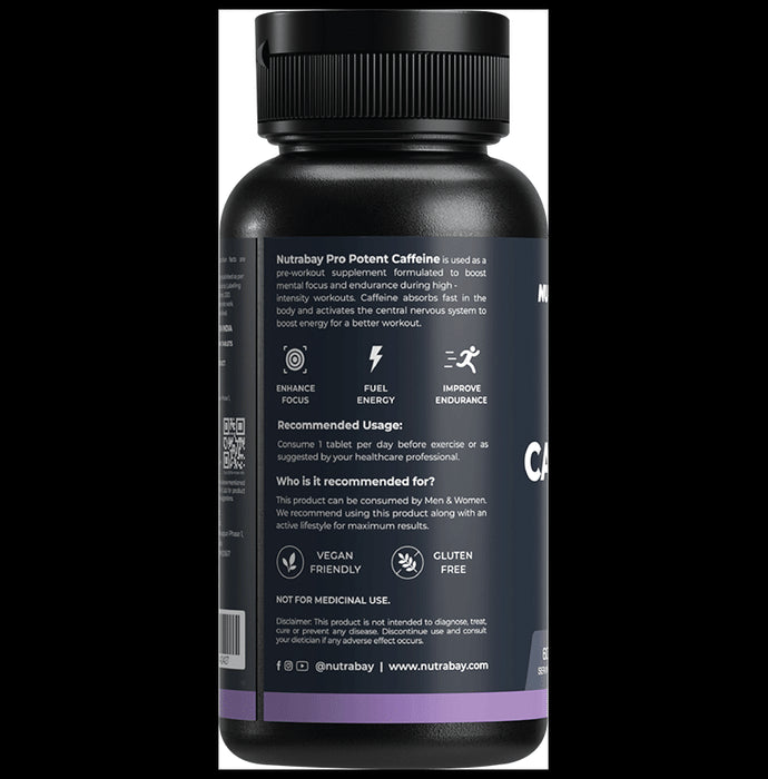 Nutrabay Potent Caffeine Tablet