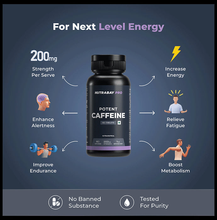 Nutrabay Potent Caffeine Tablet