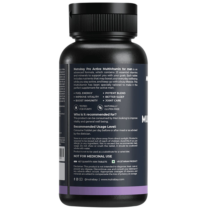 Nutrabay Pro Active Multivitamin Men Tablet