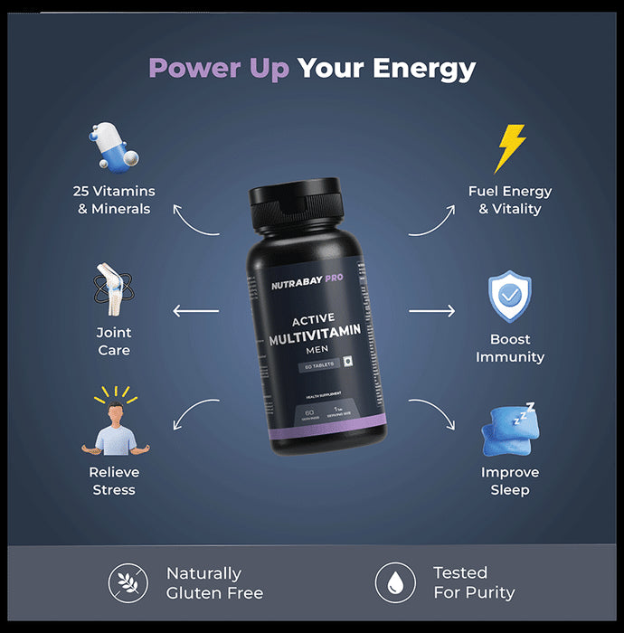 Nutrabay Pro Active Multivitamin Men Tablet