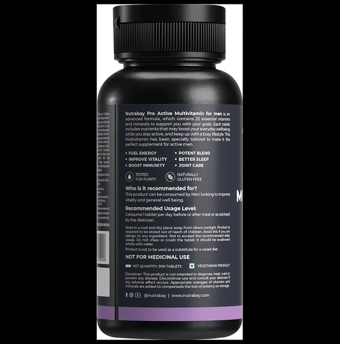 Nutrabay Pro Active Multivitamin Men Tablet