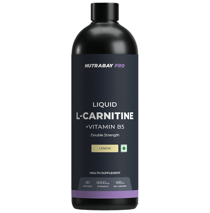 Nutrabay Pro Liquid L-Carnitine + Vitamin B5 Lemon - Classic Derma