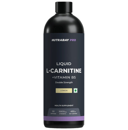 Nutrabay Pro Liquid L-Carnitine + Vitamin B5 Lemon - Classic Derma
