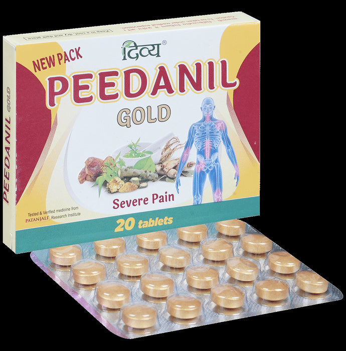 Patanjali Divya Peedanil Gold Tablet for Pain Relief - Classic Derma
