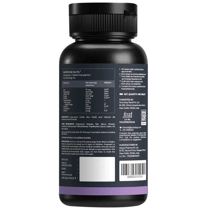 Nutrabay Zinc Magnesium B6 Tablet