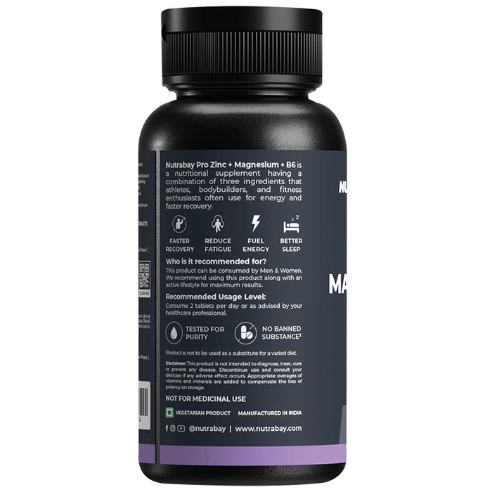 Nutrabay Zinc Magnesium B6 Tablet