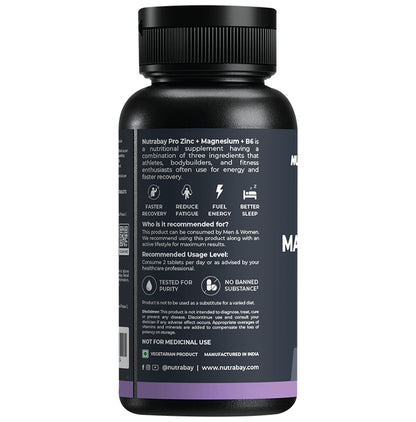 Nutrabay Zinc Magnesium B6 Tablet