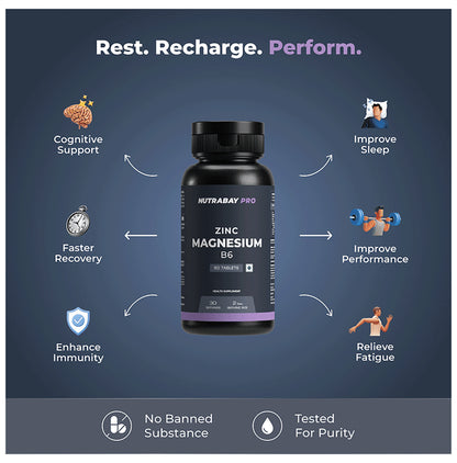 Nutrabay Zinc Magnesium B6 Tablet