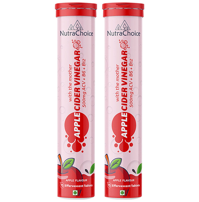 NutraChoice Apple Cider Vinegar Effervescent Tablet with the Mother (15 Each) - Classic Derma