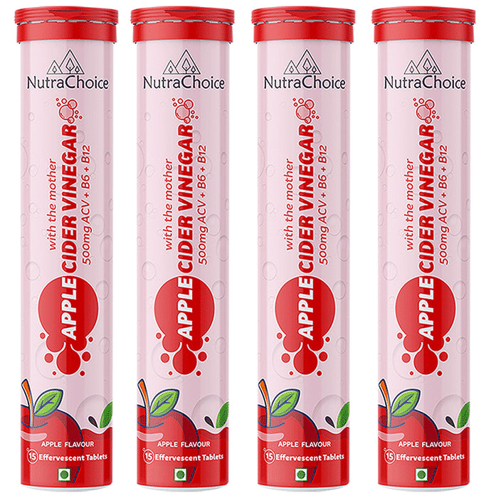 NutraChoice Apple Cider Vinegar Effervescent Tablet with the Mother (15 Each) - Classic Derma
