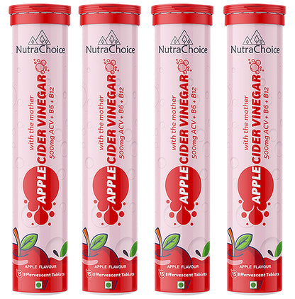 NutraChoice Apple Cider Vinegar Effervescent Tablet with the Mother (15 Each) - Classic Derma