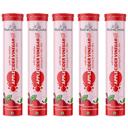 NutraChoice Apple Cider Vinegar Effervescent Tablet with the Mother (15 Each) - Classic Derma