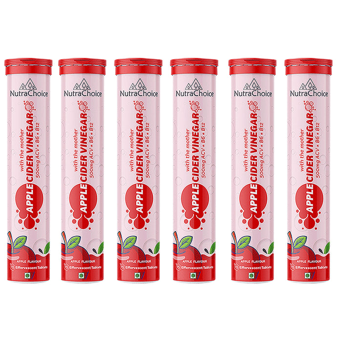 NutraChoice Apple Cider Vinegar Effervescent Tablet with the Mother (15 Each) - Classic Derma