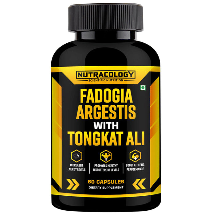 Nutracology Fadogia Argestis Capsule with Tongkat Ali | For Energy & Athletic Performance - Classic Derma
