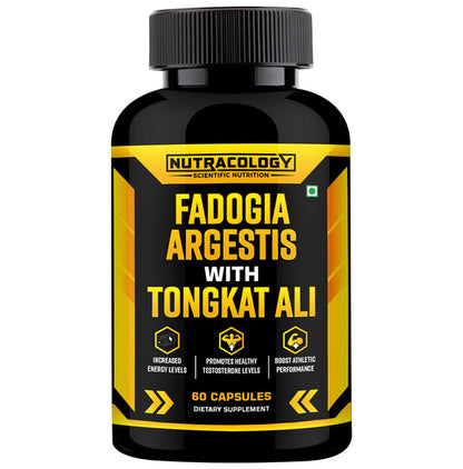 Nutracology Fadogia Argestis Capsule with Tongkat Ali | For Energy & Athletic Performance - Classic Derma