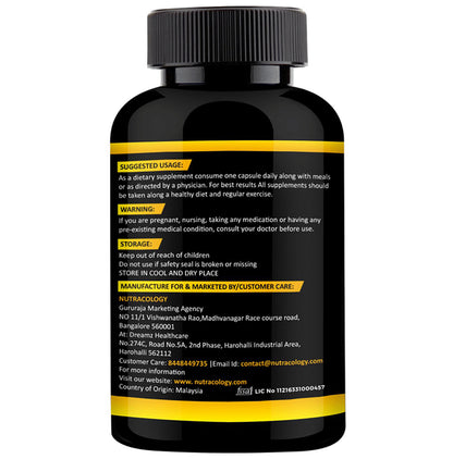 Nutracology Fadogia Argestis Capsule with Tongkat Ali | For Energy & Athletic Performance