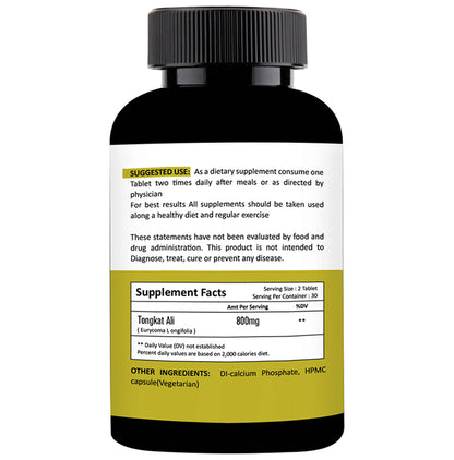 Nutracology Tongkat Ali Tablet | For Muscle Mass & Athletic Performance