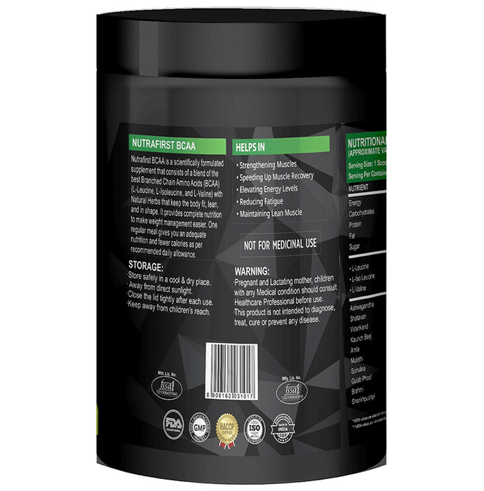 Nutrafirst BCAA Protein with Benefit of Natural Herbs Mix Fruit Sugar Free