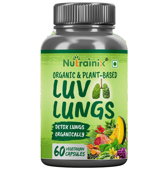 Nutrainix Organic & Plant-Based Luv Lungs Vegetarian Capsule - Classic Derma