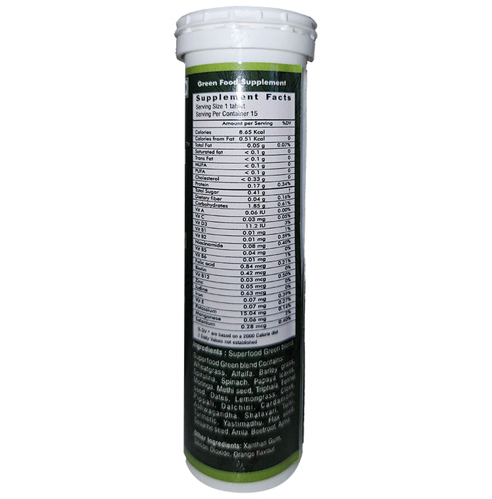 AncientHeal Super Food Green Tablet Orange