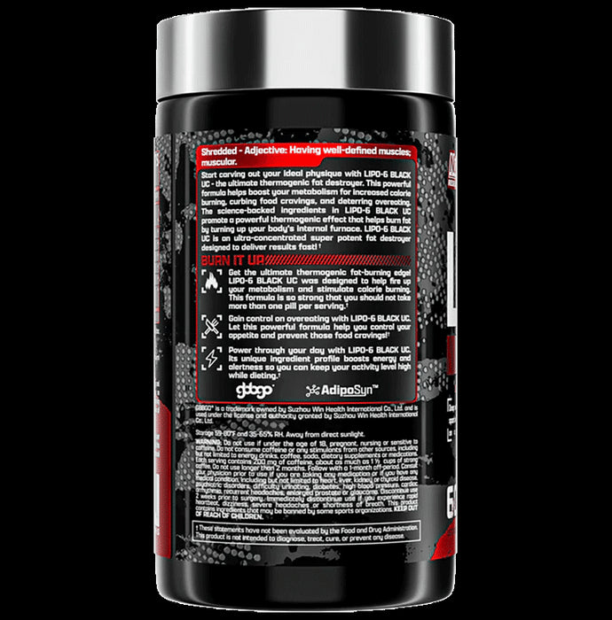 Nutrex Research Lipo 6 Black Ultra Concentrate for Fat Metabolism | Liquid Capsule