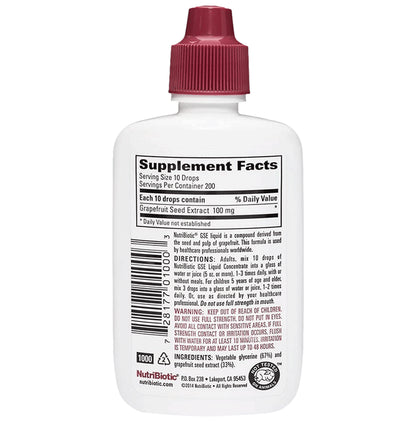 NutriBiotic GrapeFruit Seed Extract Liquid Concentrate