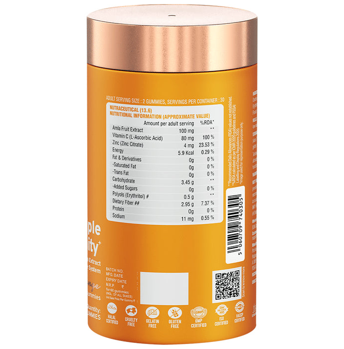 Nutriburst Triple Immunity Gummies Orange