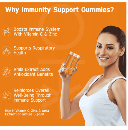 Nutriburst Triple Immunity Gummies Orange