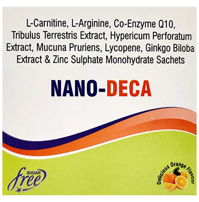 Swayamacare Nano-Deca Sachet (5gm Each) Sugar Free Delicious Orange - Classic Derma