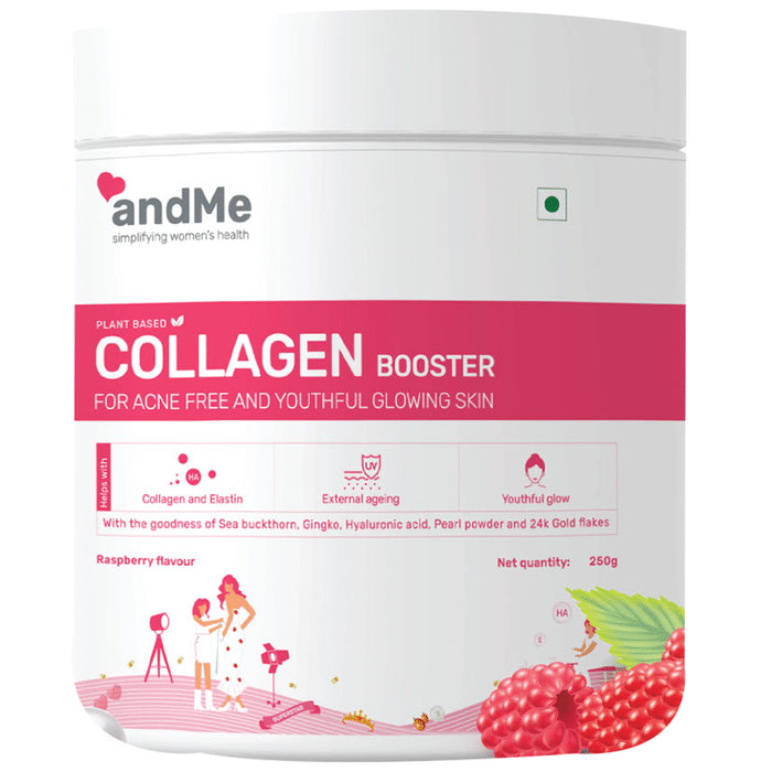 Andme Plant Based Collagen Booster Raspberry - Classic Derma