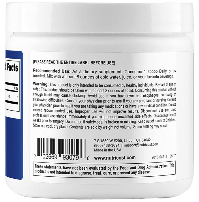 Nutricost Chlorella Powder