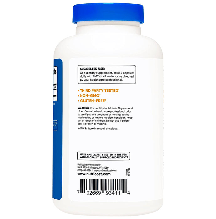 Nutricost D-Aspartic Acid 3000mg Capsule