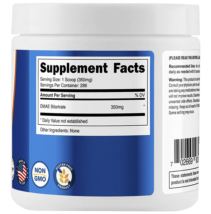 Nutricost Dmae Bitartrate Powder