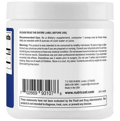 Nutricost Dmae Bitartrate Powder