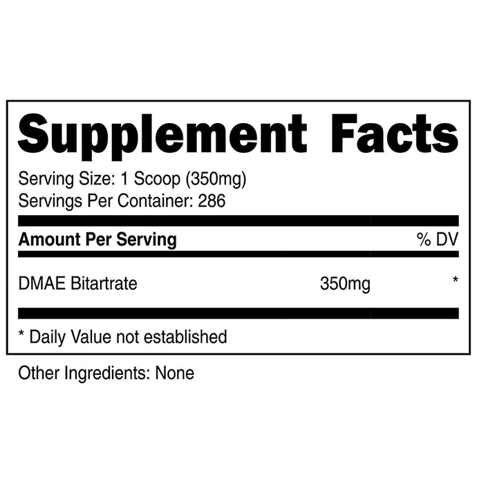 Nutricost Dmae Bitartrate Powder