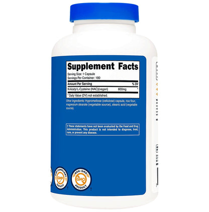 Nutricost NAC N-Acetyl L-Cysteine Capsule