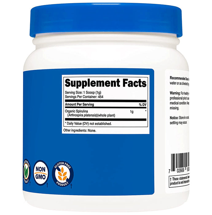 Nutricost Organic Spirulina Powder