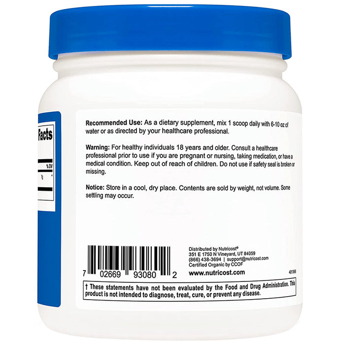 Nutricost Organic Spirulina Powder