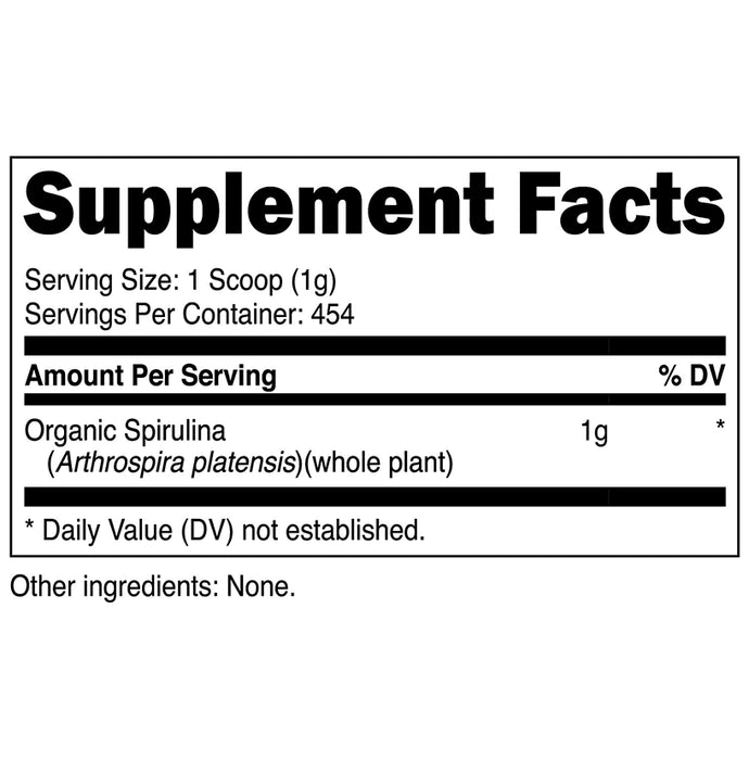 Nutricost Organic Spirulina Powder