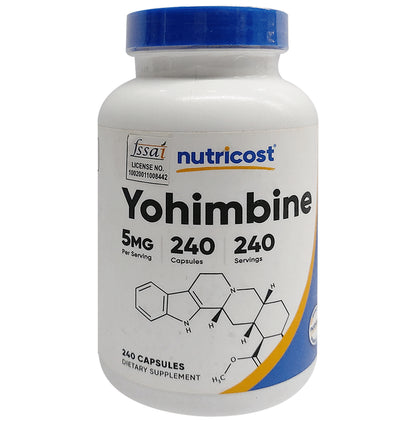 Nutricost Yohimbine 5mg Capsule - Classic Derma