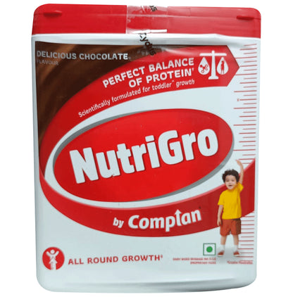 Nutrigro By Complan Protein | 2 to 6 Years | Flavour Delicious Chocolate - Classic Derma