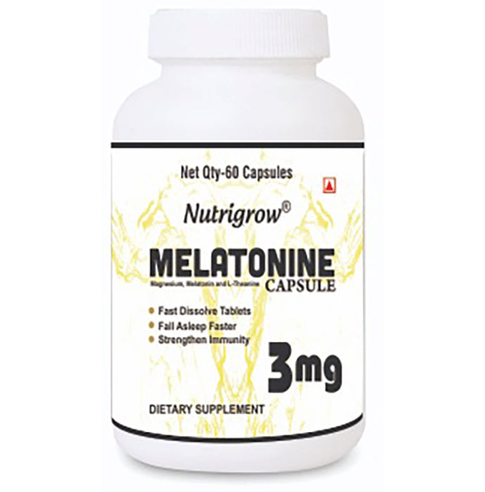 Nutrigrow Melatonine 3mg Capsule - Classic Derma