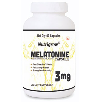 Nutrigrow Melatonine 3mg Capsule - Classic Derma