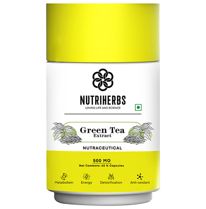 Nutriherbs Green Tea Herbs Capsule - Classic Derma