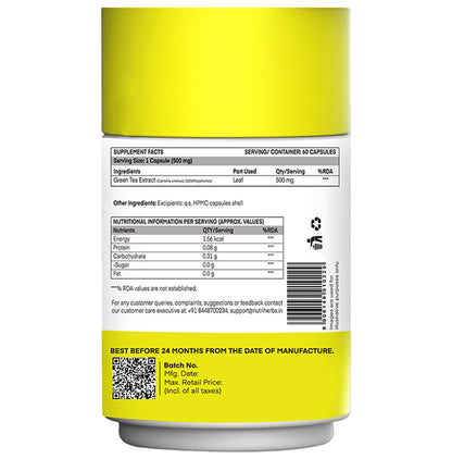 Nutriherbs Green Tea Herbs Capsule